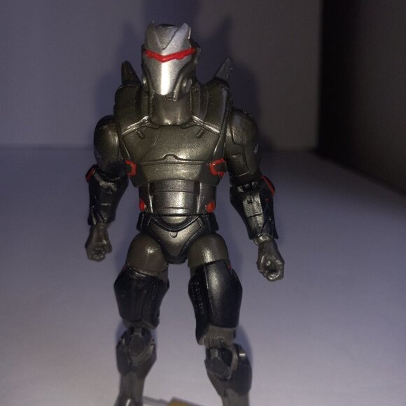 Fortnite Omega Toy Figurine 4" Tall with Weapons Scar Gun and Parasol - Picture 7 of 16